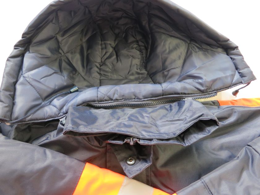 Winter Safety Parka Detachable Hood